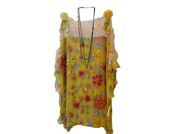 Yellow Floral Blouse